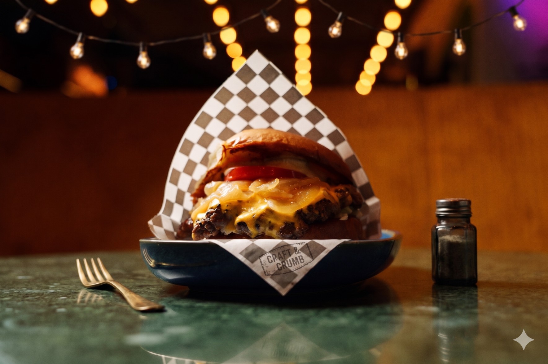 Burger Takeaway Hamburg mit saftigem Patty und stabilem Bun zum Mitnehmen