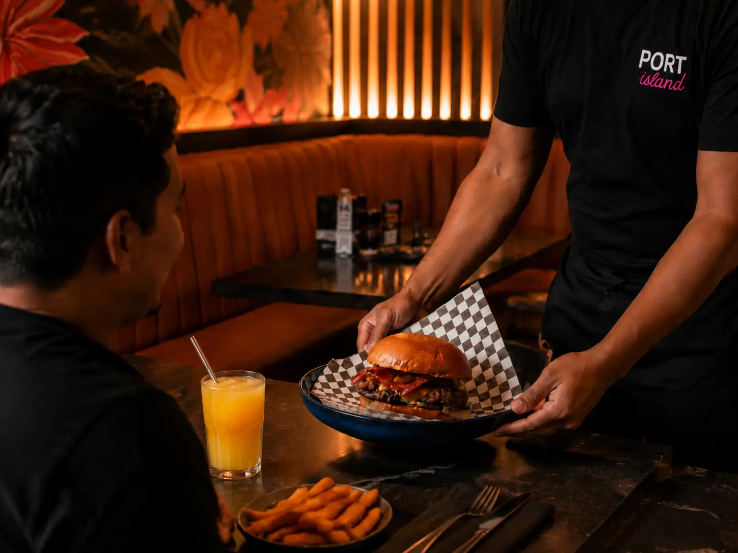 BBQ Bacon Burger in Hamburg Wilhelmsburg | Port Island