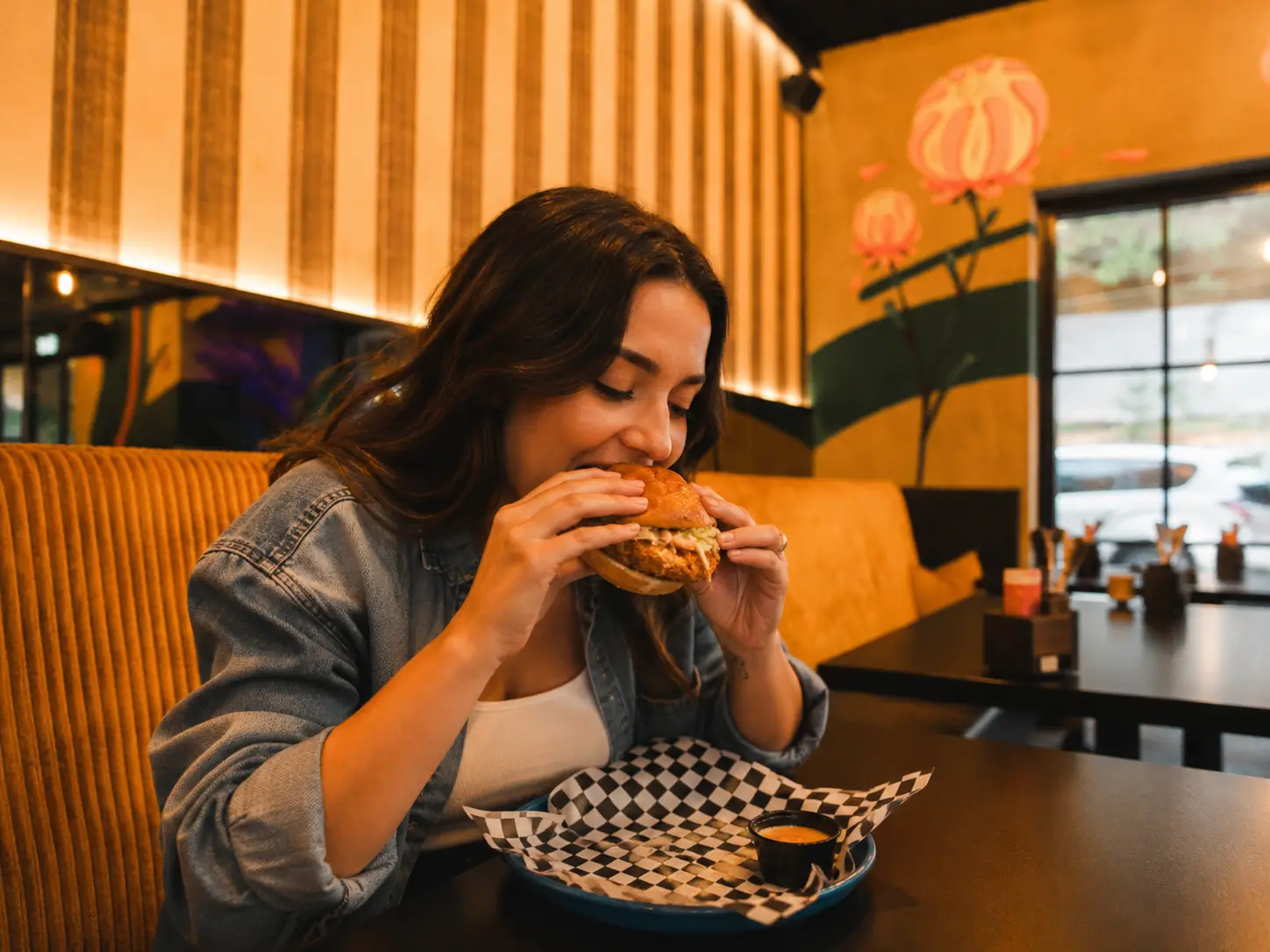 Crispy Chicken Burger Hamburg
