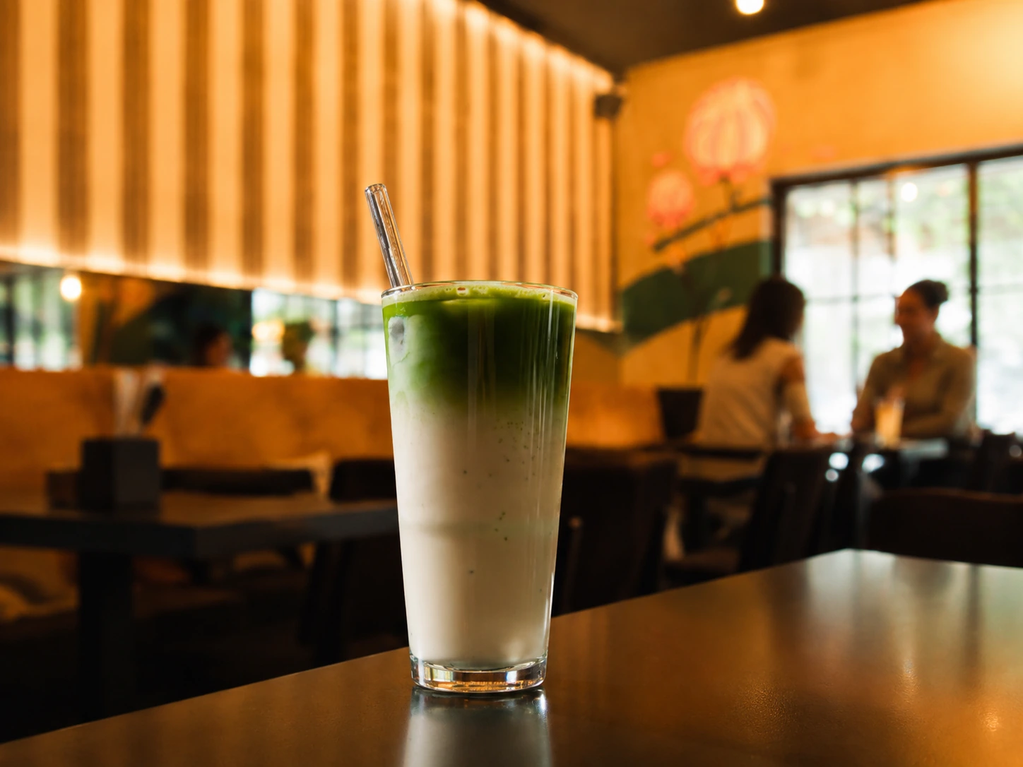 Eis im Glas, Matcha im Kopf: Warum Iced Matcha Latte Hamburg – kalt, cremig und frisch Iced Matcha Latte neben Burgern überraschend gut funktioniert